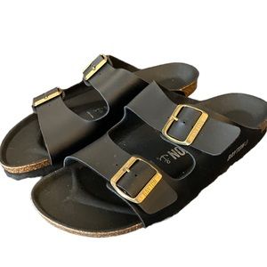 BAYTON Black Sandles - Slides - Size L10